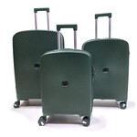 Set Valijas Reisen Pp Verde Oscuro 20 24 28 168 4Ruedas
